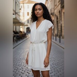 H&M Elegant White Dress